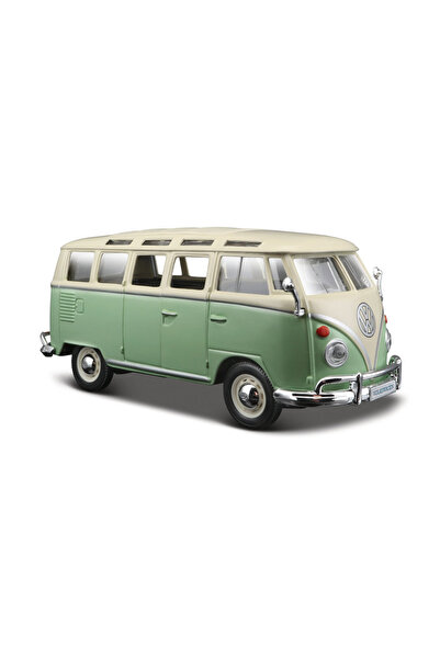 Maisto 1/25 Volkswagen Van Samba Green Model Car