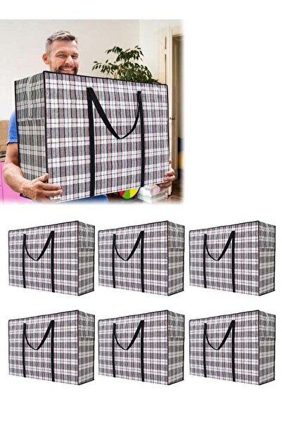 Generic 6 Pcs Laundry Bag，Heavy Duty Storage Bags,Reusable Strong Clothes Sto...