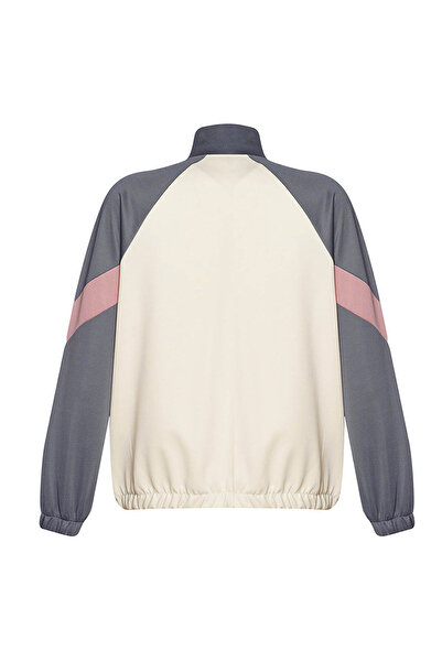 hummel Harlow Zip Ekru Kadın Ceket 922403-9157