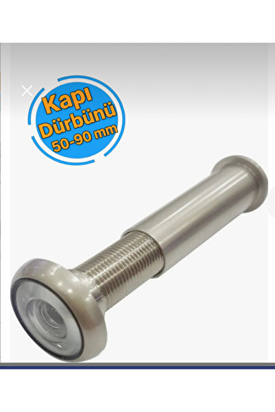 GFB Ayarlanabilir Çelik Kapı Dürbünü Saten 50-90 mm