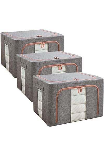 Generic 3Pack Clothes Storage Bag Foldable Closet Organizers Storage Containe...