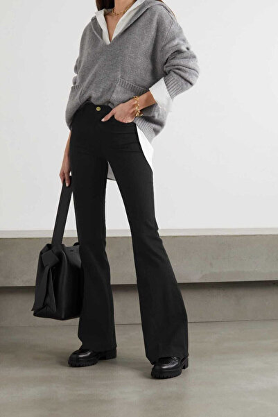 kleshus Traperice sa širokim nogavicama od trajne tkanine koje ne izgledaju i...