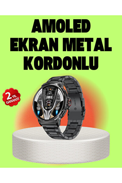 SW80 Akıllı Saat 1.93″ Ultra HD Ekran 700 mAh Batarya 3 Kordon