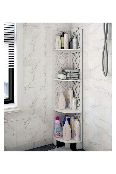 Generic Corner Shelf Bathroom Storage Cabinet 20x100x20cm