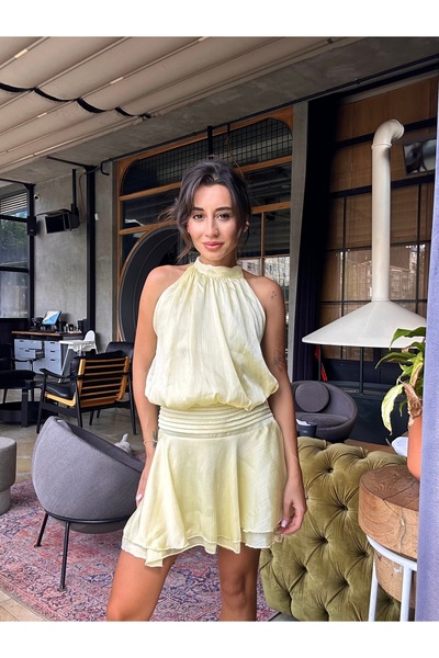 SANX Golden Breeze Mini Dress