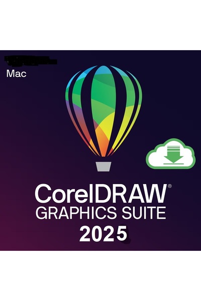 COREL CorelDRAW Graphics Suite 2025 (MAC) - 1 MAC Cihaz Süresiz Dijital Kod