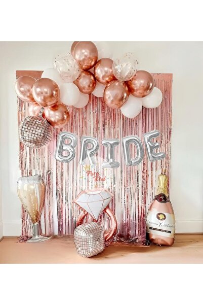 parti kral Bride To Be Bekarlığa Veda Partisi Temalı Trend Folyo Balonlu Part...
