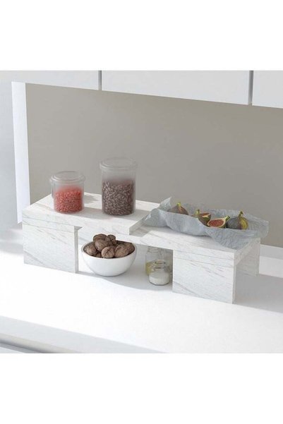 Generic Mahmayi Wooden Storage Rack Kitchen Shelf Organiser, Spice Racks, Cup...
