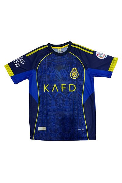 TETYS New Season High Quality Navy Blue Color Size 7 Cristiona Ronaldo Al-Nassr Adult Jersey