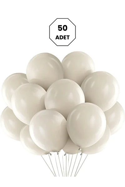 Bunloon Sea Sand Balloon 50 Pieces Pastel Colors – Bulk Organization and Decoration Set
