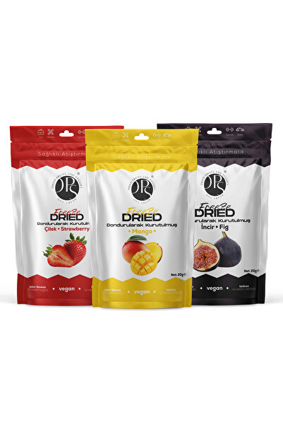 OPS FRESH تين مانجو فراولة مجفف بالتجميد، لحم الخنزير مانجو فراولة مجفف بالتج...