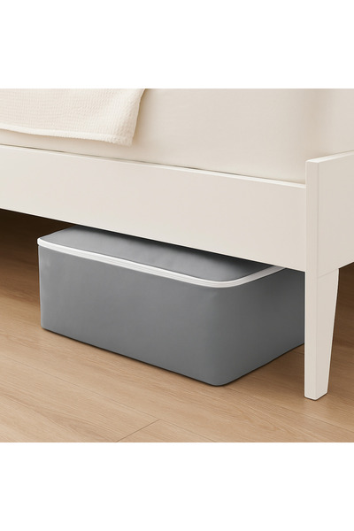 Genel Markalar Hurç 6’lı Set 65x40x32 cm Gri – Yastık & Kıyafet Saklama, Çift Fermuarlı