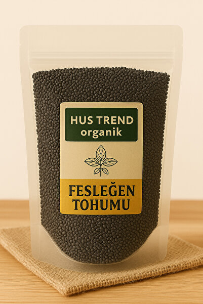 Hus Trend Fesleğen Tohumu 50 Gr Taze Katkısız Organik ve Doğal Fesleğen Tohumu