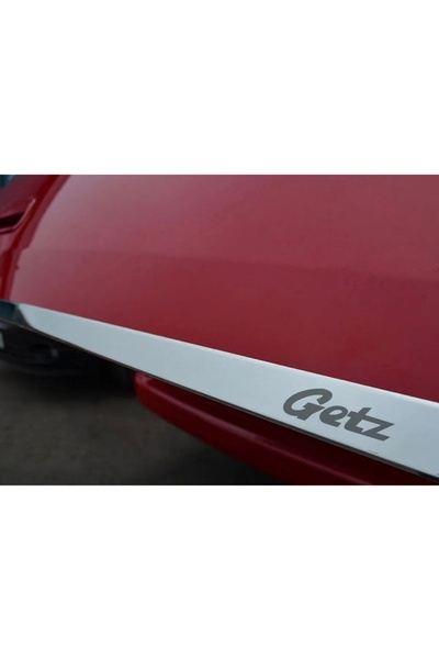 CarEste HYUNDAI GETZ YAZILI KROM BAGAJ ALT ÇITASI