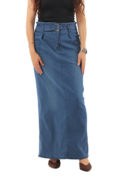 SUGA Long Summer Sky Skirt