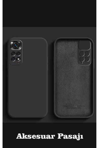 İPAX Xiaomi Redmi Note 11 Pro Compatible Velvet Black Launch Phone Case