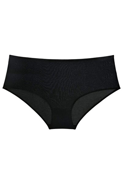 No8 Home 3 Pieces Women's High Waist Bato Panties Black
