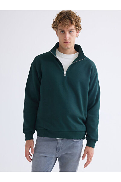 LC Waikiki Sparkling Choices from Shining Store |   Men's Sweatshirt with Stand Collar