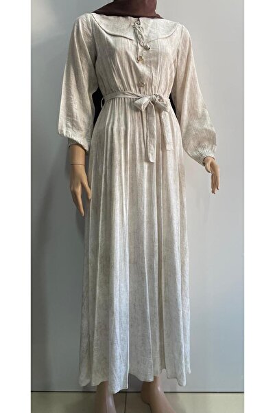 modaşeyma yaka detaylı elbise