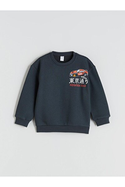 LC Waikiki Peak New Season Crew Neck Printed Boys' Sweatshirt