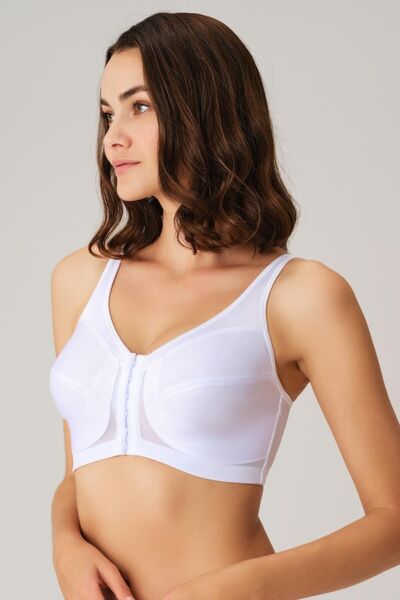 Vogi Mood Γυναικείο ιατρικό σουτιέν συσφιγκτικό Minimizer χωρίς ενίσχυση χωρίς επένδυση με ανοιχτή πλάτη