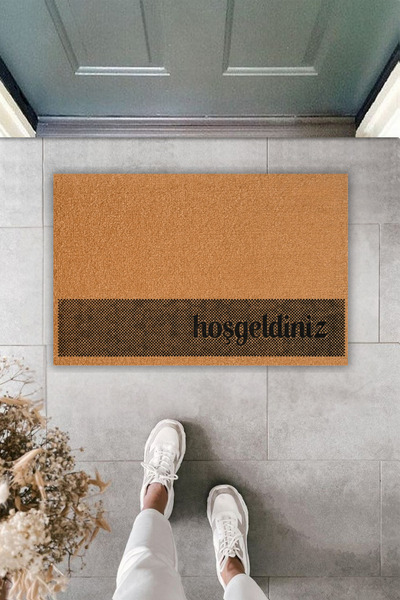 Dormot Modern Durable Doormat - Thick Stripe Welcome Door Mat 70X45Cm