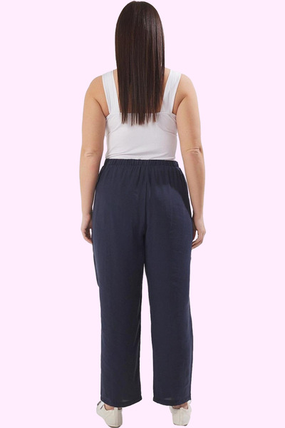 PayBuy Women's Fashion Wide Leg Relaxed Pants Solid Pattern Long Length High Waist Summer