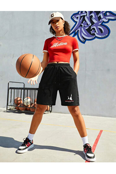 Superlife Süperlife Women's Sail Printed Standard ® Snake Mold Shorts Spr25Srk083