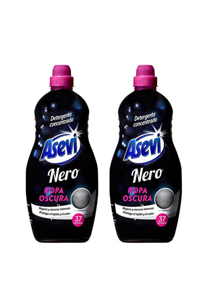 ASEVI Liquid Detergent for Black Laundry, 1.5 l, 37 Washes x2 PCS