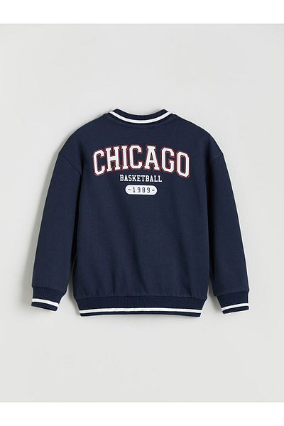 LC Waikiki New Season Embroidered Long Sleeve Boys College Jacket