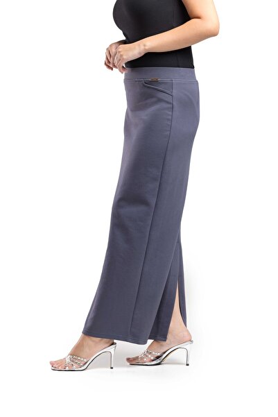 SUGA Long sand skirt