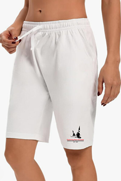 Superlife Süperlife Women's Sail Printed Standard ® Snake Mold Shorts Spr25Srk083