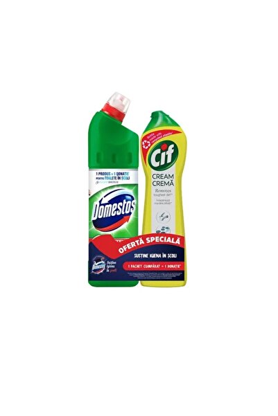 Domestos Cleaning package Pine 750 ml + Cif Lemon 500 ml