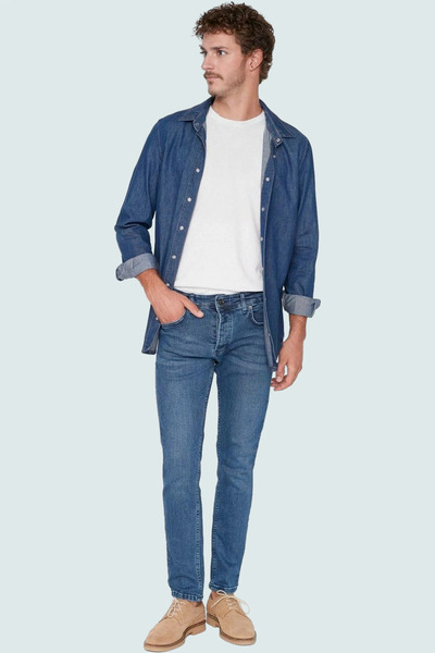 PayBuy Men's Fashion Skinny Fit Slim Fit Jeans Pants Cotton Daily Use Weekend Durable Material