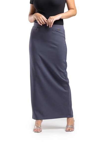 SUGA Long sand skirt