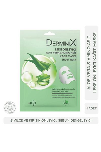 Derminix Paper Mask 25gr. Aloe Vera Spot Preventing