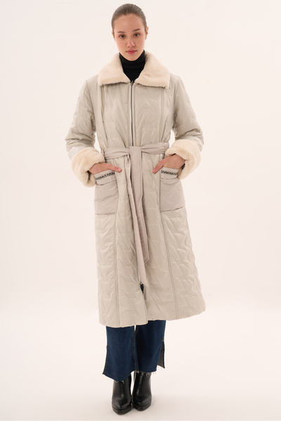 Veger YAKA VE KOL KÜRKLÜ KAPİTONE