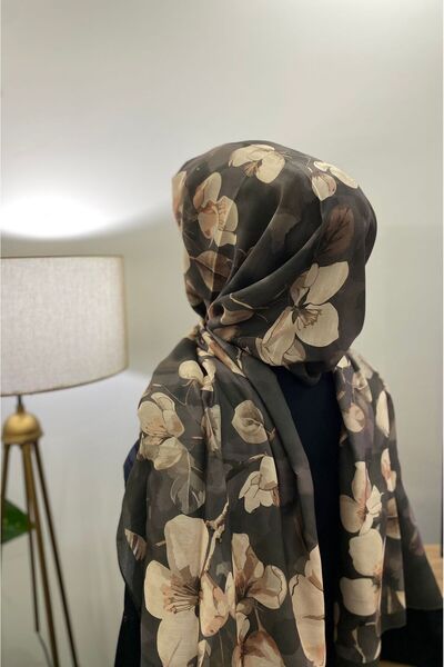 by esra sirkeci Rose Cotton Silk Shawl