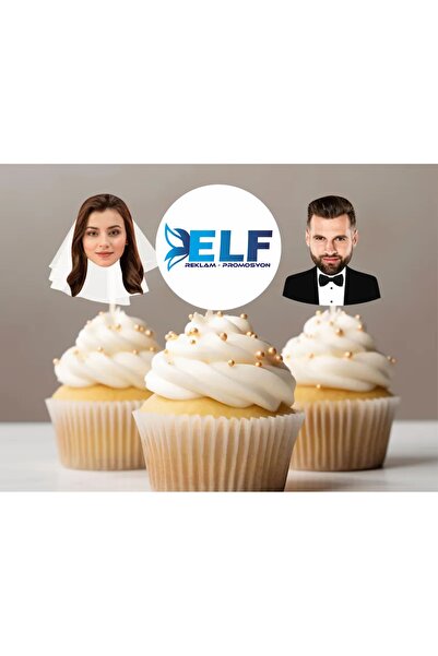 ELF REKLAM Bekarlığa Veda Partisi Bride To Be Kişiye Özel Fotoğraflı Parti Kü...
