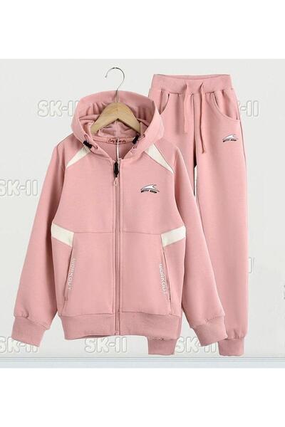 SETTY KOOP Children Athletic Tracksuit Hoodie Jacket and Sweatpants Set for Girls