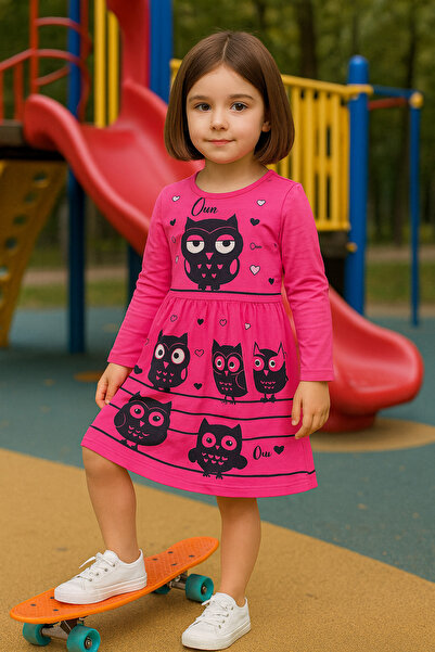 KAMİKAM Много красива рокля от трико за момичета