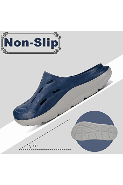 OEM Saboți ușori cu talpă ortopedică albastru/alb 40/41 EU