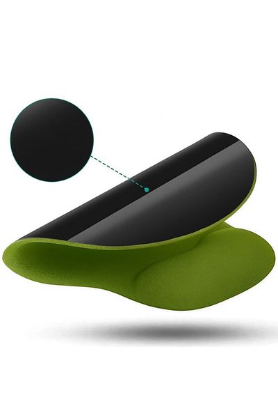 Boldy Silicone Gel Mouse Pad with Wrist Support - Non-Slip Mouse Pad - Gel Mousepad - Silicone Mouse Pad Gel