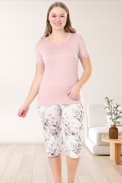 Bella Linda Viscose Bermuda Women's Pajama Set