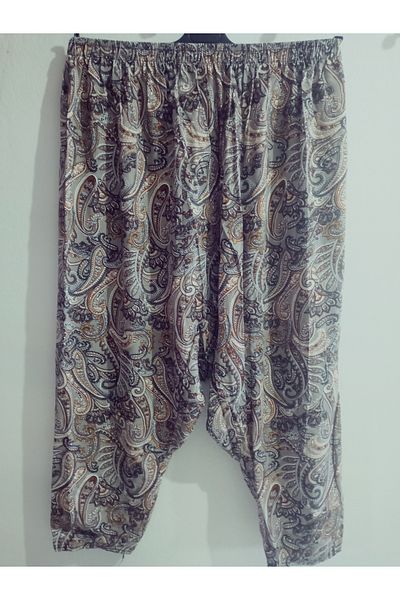 hoaryage Viscose Pressed Fabric Floral Patterned Pocketed Shalwar 100% Cotton 36-48Size