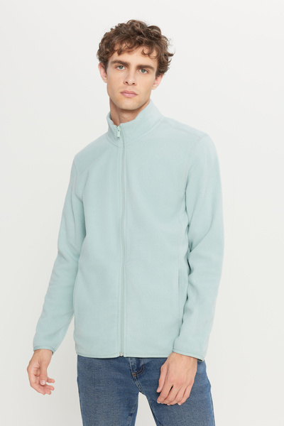 AC&Co / Altınyıldız Classics Ανδρικό Cagla - Μπουφάν Fleece Μπουφάν με όρθιο γιακά Bato χωρίς πυώδες