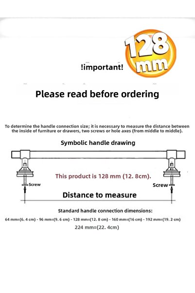 Porcellana Perla Mâner pentru mobilier din porțelan -Bucătărie Baie Vestiar Sertar Mâner dulap- Mâner-Mars 128mm-STK2990