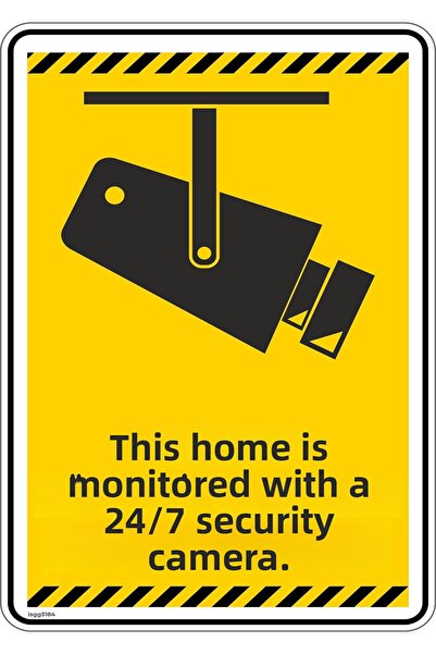 isgtabelam 15×20 سم/قطعتان/ منزل ديكوتا هو مراقبة بواسطة كاميرا أمنية على مدا...