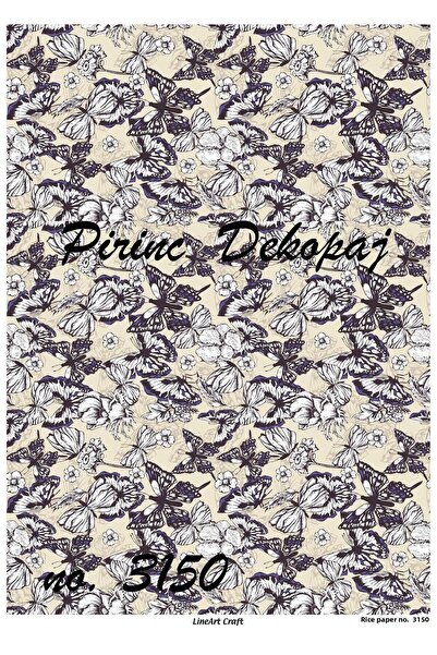 LİNEART ورق ديكوباج نحاسي رقم: 3150 - 29x42 سم