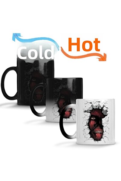 Baskı Dükkanı كوب تيتان أتاك أون تيتان ماجيك كوب بورسلين